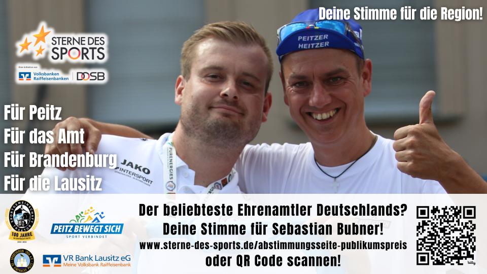 JETZT ABSTIMMEN! Gründer Sebastian Bubner für den wichtigsten Vereinspreis Deutschlands nominiert!