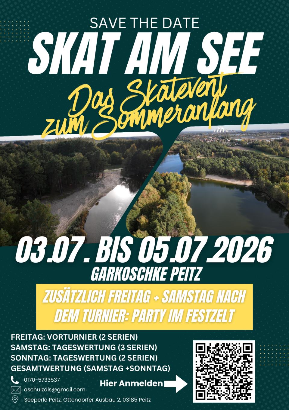 Ausschreibung SKAT - Wochenende vom 03.07. bis 05.07.2026